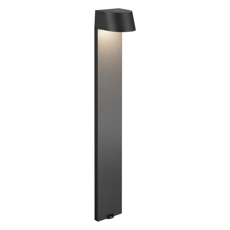 12 Volt LED 23.6″ Flared Top Path Light Textured Black 2700K