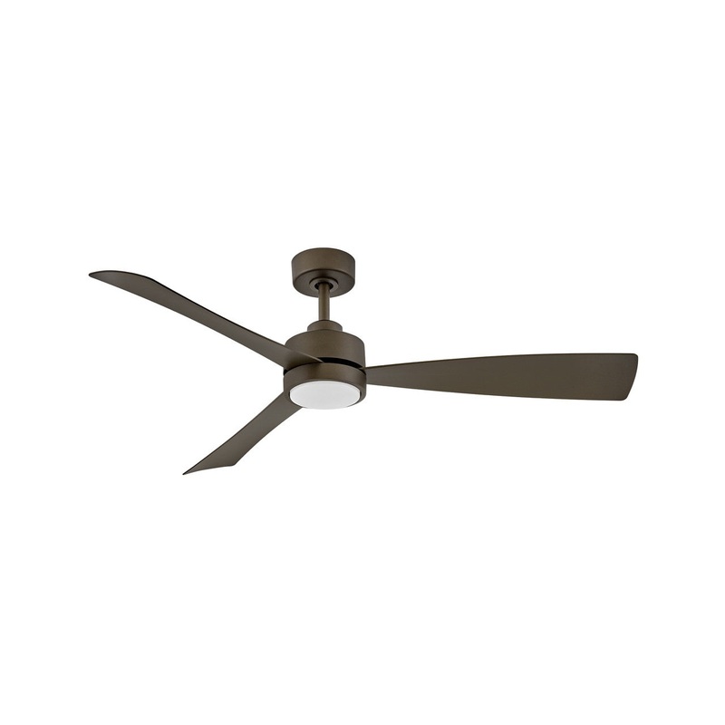 56″ Ceiling Fan from the Iver Collection in Metallic Matte Bronze Finish by Hinkley