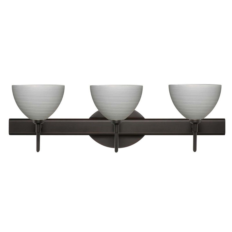 Besa 3SW-4679TN-BR Brella Three Light Wall Sconce Bronze