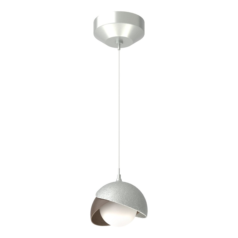 Brooklyn Double Shade Low Voltage Mini Pendant Vintage Platinum Bronze