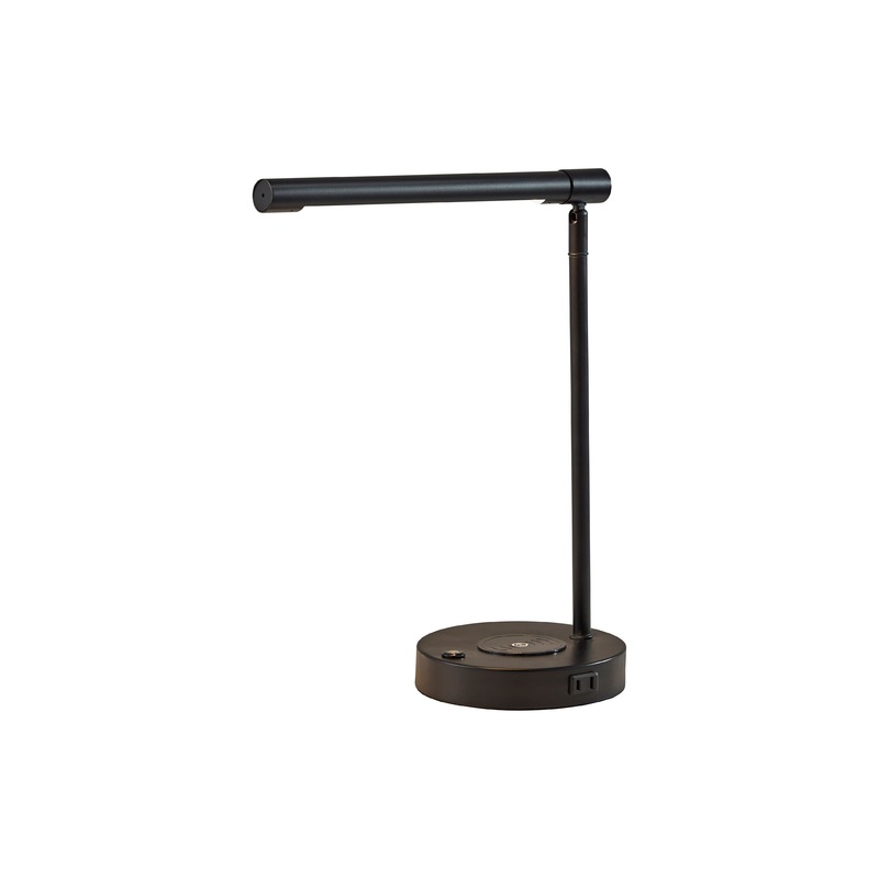Dax LED Wireless Charging Desk Lamp Black