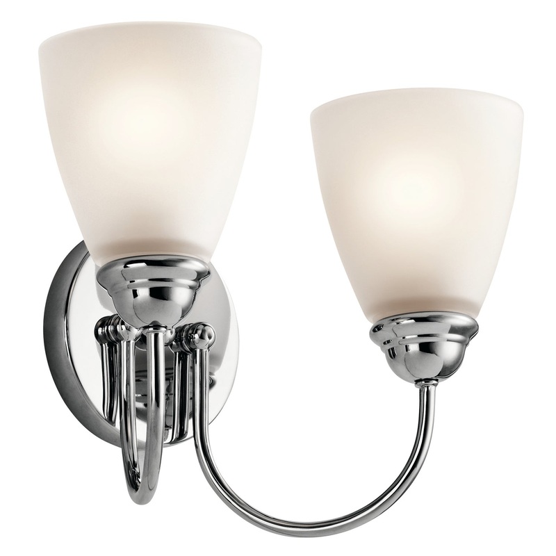 Kichler 45638CH Two Light Bath, Chrome