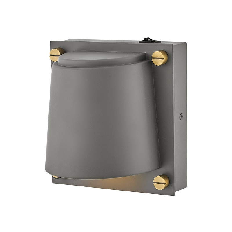 LED Wall Sconce from the Scout Collection in Dark Matte Grey Finish by Hinkley