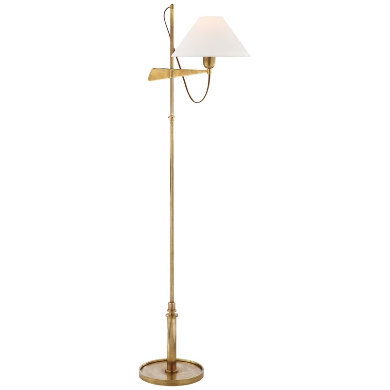 One Light Floor Lamp from the Hargett Collection in Bronze Finish by Visual Comfort Signature