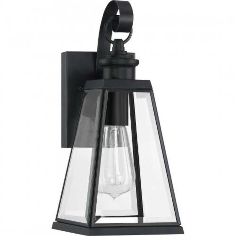 Quoizel PAX8405MBK Paxton Outdoor wall 1 light matte black Outdoor Lantern