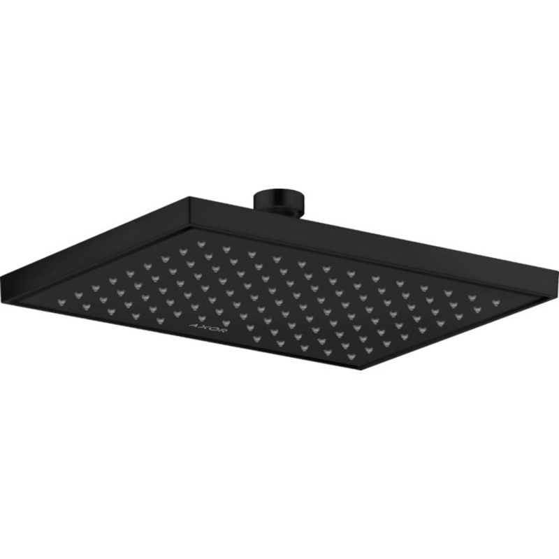 Showerhead ShowerSolutions 1 Function Matte Black 9-5/8 Inch 1.75 Gallons per Minute Rain