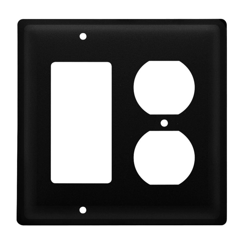 Village Wrought Iron EGO-87 Double Plain Single GFI & Outlet CUSTOM Product