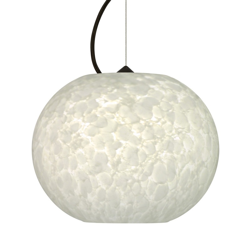 Besa 1KX-477619-LED-BK Besa Luna Cable Pendant LED Pendant Black