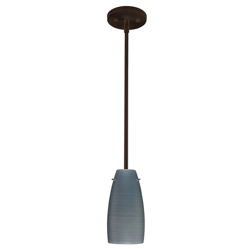 Besa 1TT-1512TN-BR Tao One Light Pendant Bronze