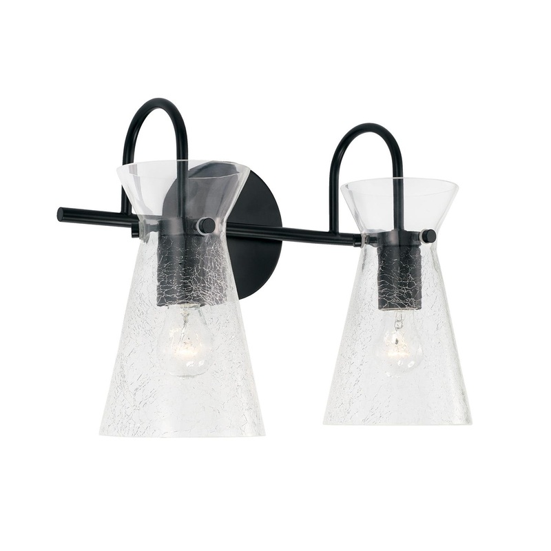 Capital Lighting 142421MB Mila 2 Light Vanity Matte Black