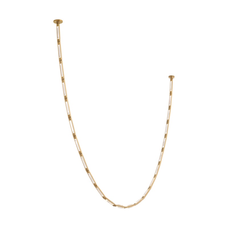 Catena 118 Chandelier Hand Rubbed Antique Brass 2700K Surface