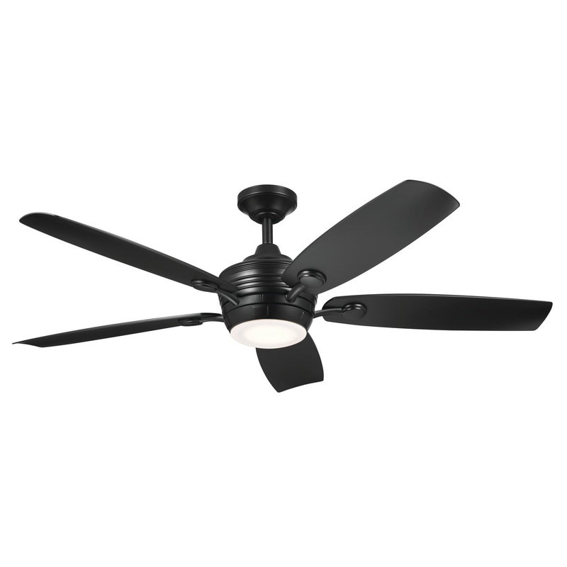 Kichler 310080SBK 56″ Ceiling Fan, Satin Black