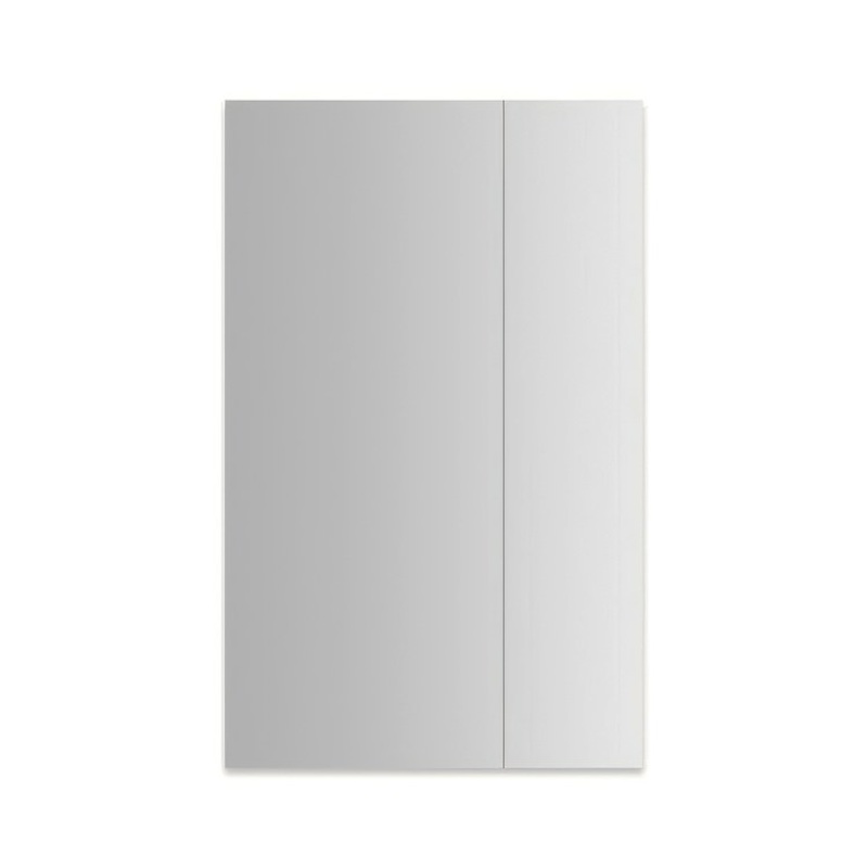 Medicine Cabinet M Series Reserve 30 x 48 x 6 Inch 2 Doors Mirrored Slow Closing Left Polished Edge/Electric/Interior Light