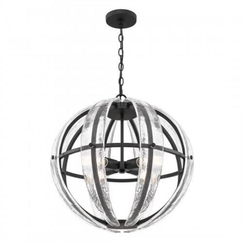 Quoizel QOP5179MBK Dre Pendant 4 light matte black Pendant