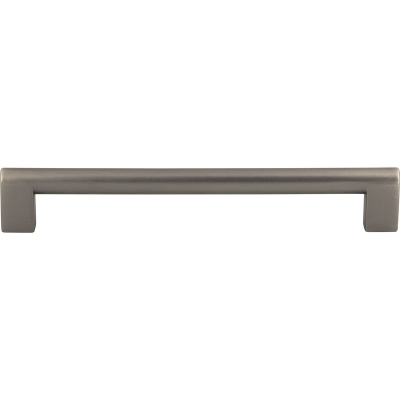 Atlas Homewares Round Rail Pull 7 9/16 Inch (c-c) Slate