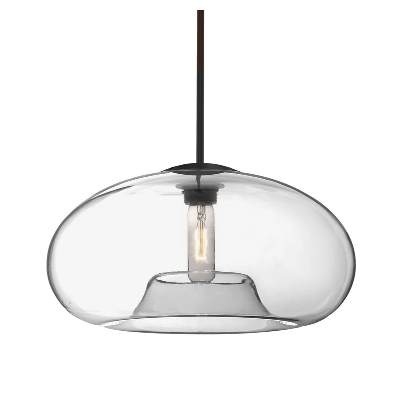 Besa 1TT-BANA15CL-BK Besa Bana 15 Pendant One Light Pendant Black