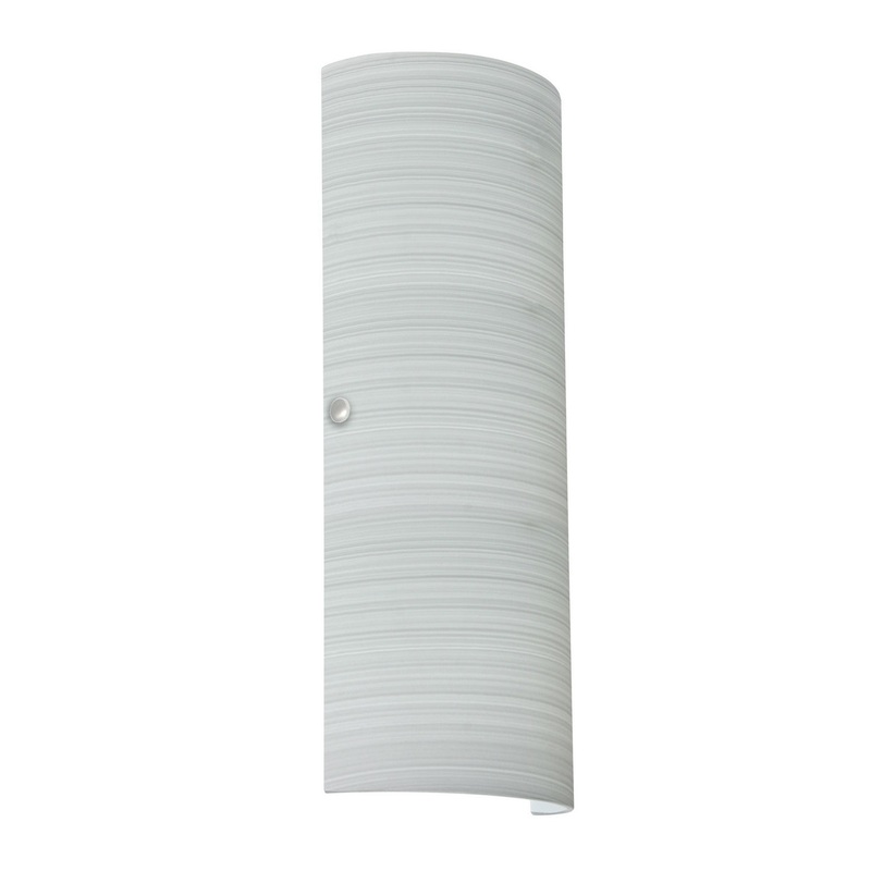 Besa 8193KR-LED-WH Torre Two Light Wall Sconce White