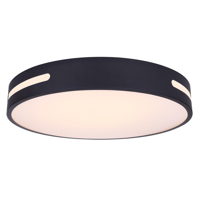 Canarm CL-19-20-BK Niven LED Flush Mount Black