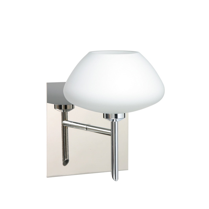 One Light Wall Sconce from the Peri Collection in Chrome Finish by Besa