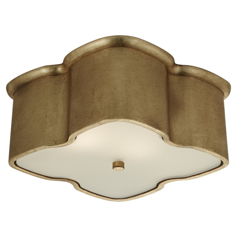 Two Light Flush Mount from the Bolsena Collection in Gild Finish by Visual Comfort Signature