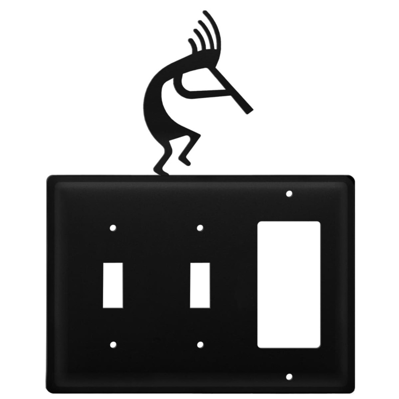 Village Wrought Iron ESSG-56 Triple Kokopelli Switch Cover Triple CUSTOM Product