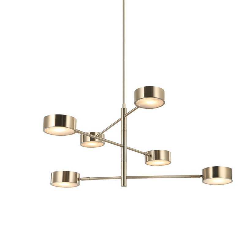 Weatherton 6-Light Pendant Champagne Gold