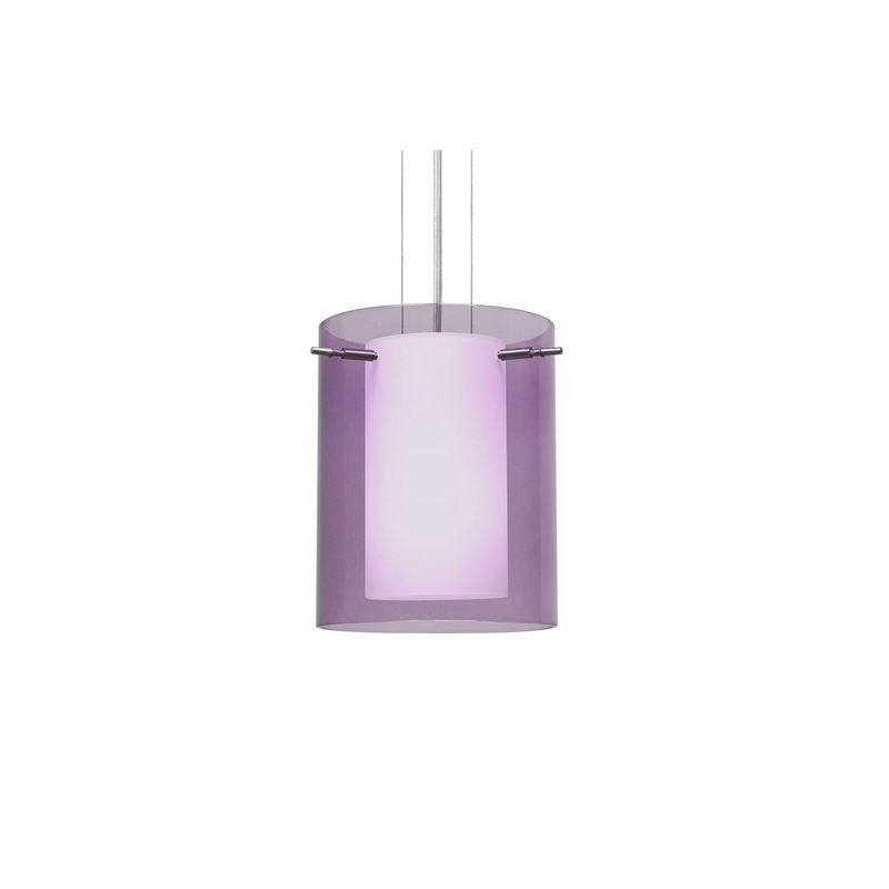 Besa 1KG-A00607-SN Pahu One Light Pendant Satin Nickel