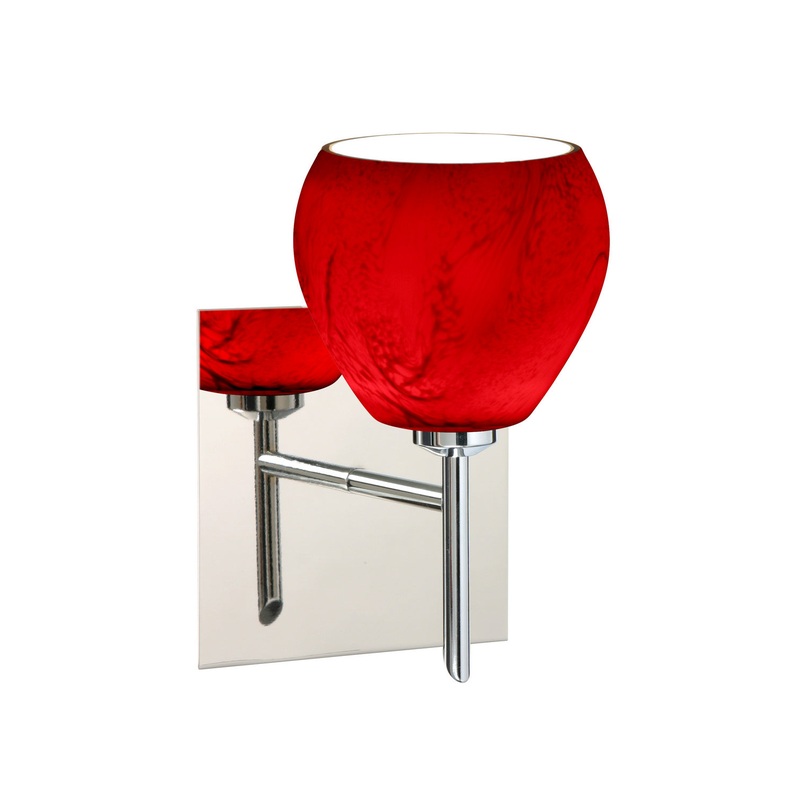 Besa 1SW-5605MA-CR-SQ Tay Tay One Light Wall Sconce Chrome