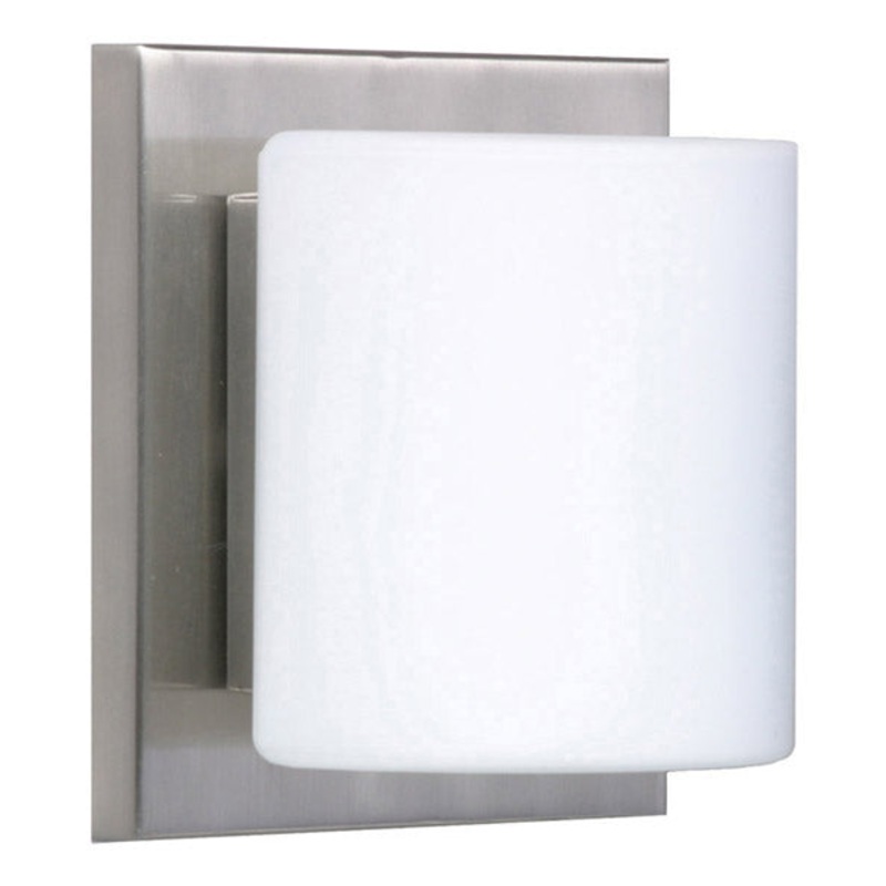 Besa 1WS-787307-SN Paolo One Light Wall Sconce Satin Nickel