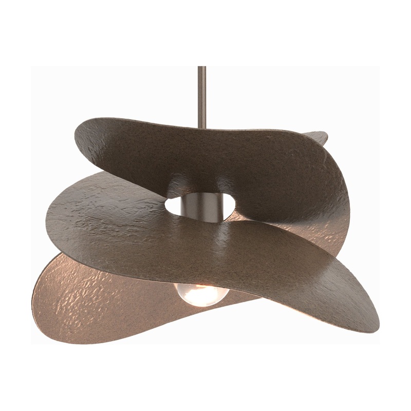 Hibiscus Small Pendant Bronze