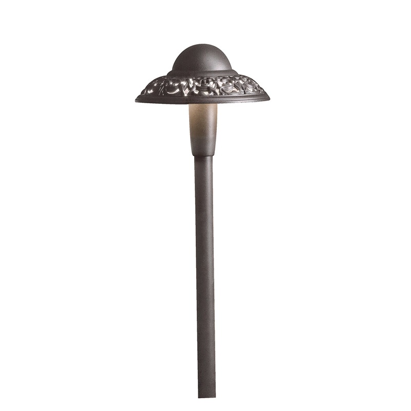 Kichler 15857AZT27R LED Path Light, Textured Architectural Bronze
