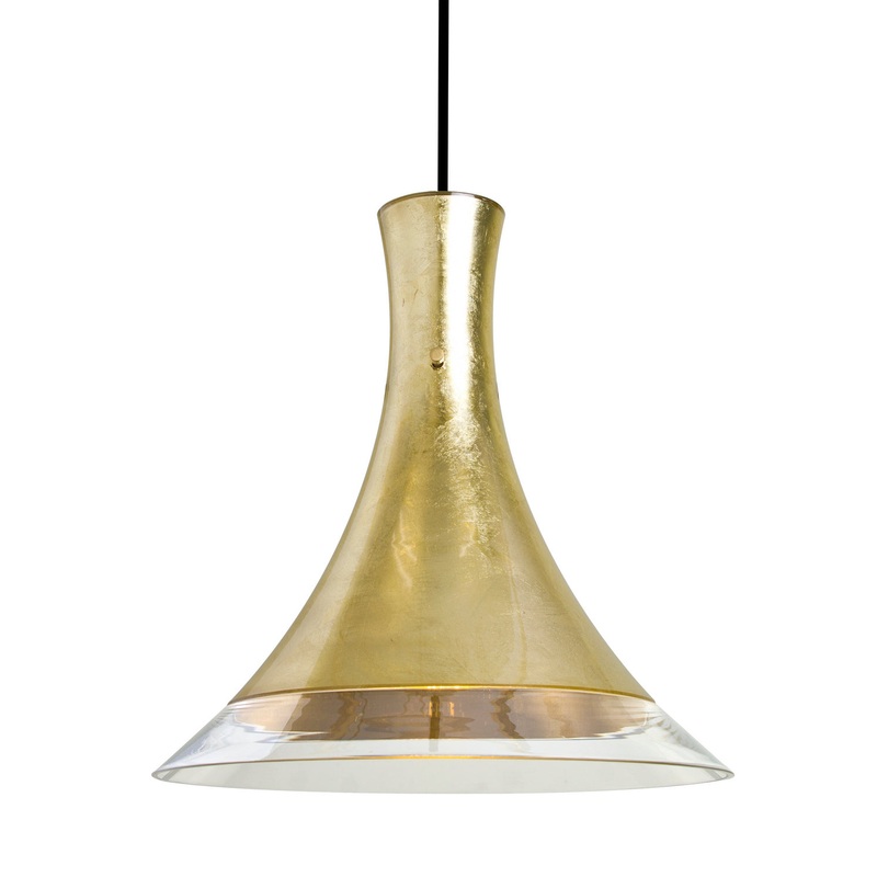One Light Pendant from the Rio Collection in Black Finish by Besa