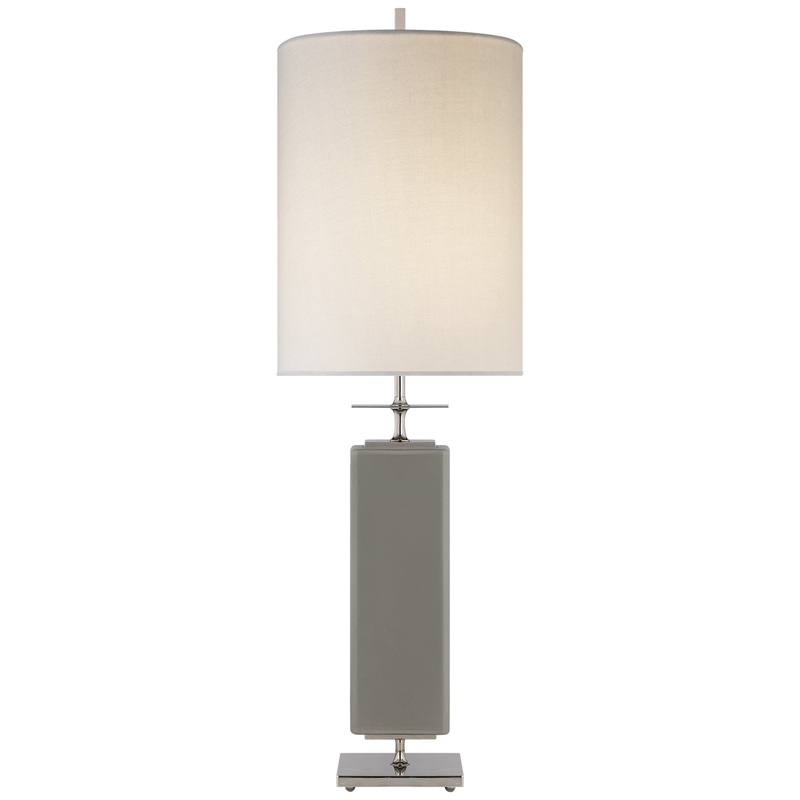 One Light Table Lamp from the Beekman Collection in Grey Finish by Visual Comfort Signature