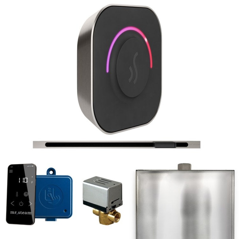 Steam Kit ButlerTouch Linear Brushed Nickel Control Package for MS90 to MSSUPER3