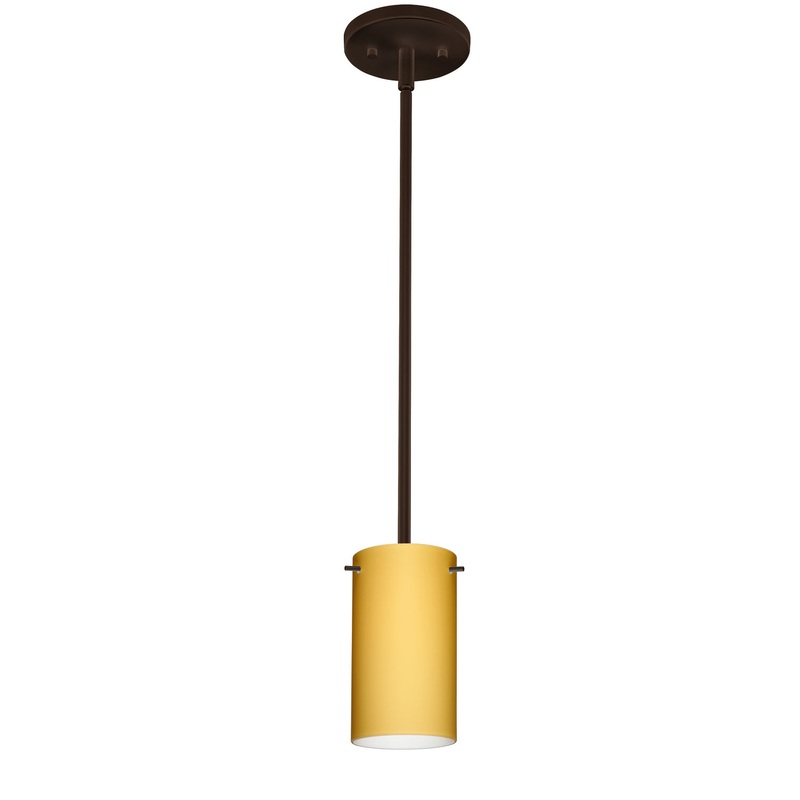 Besa 1TT-4404VM-LED-BR Stilo One Light Pendant Bronze (Discontinued)