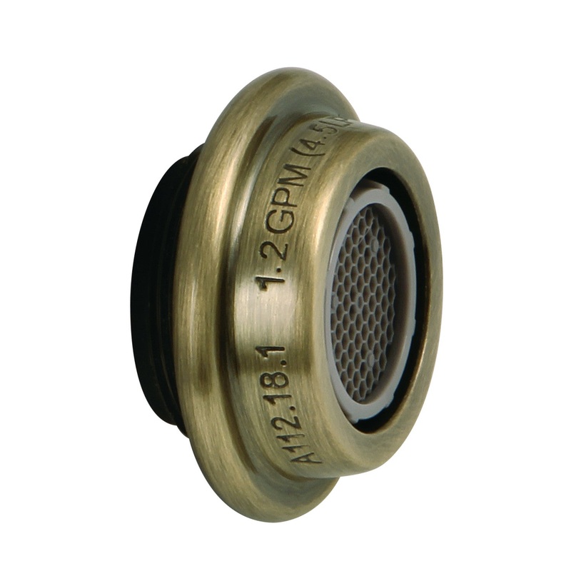 Cal Green Z12KSSA7123 Cal Green 1.2 GPM Male Aerator, Antique Brass