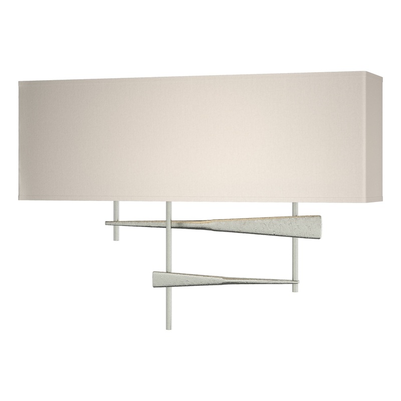 Cavaletti Sconce Sterling Flax Shade (SE)