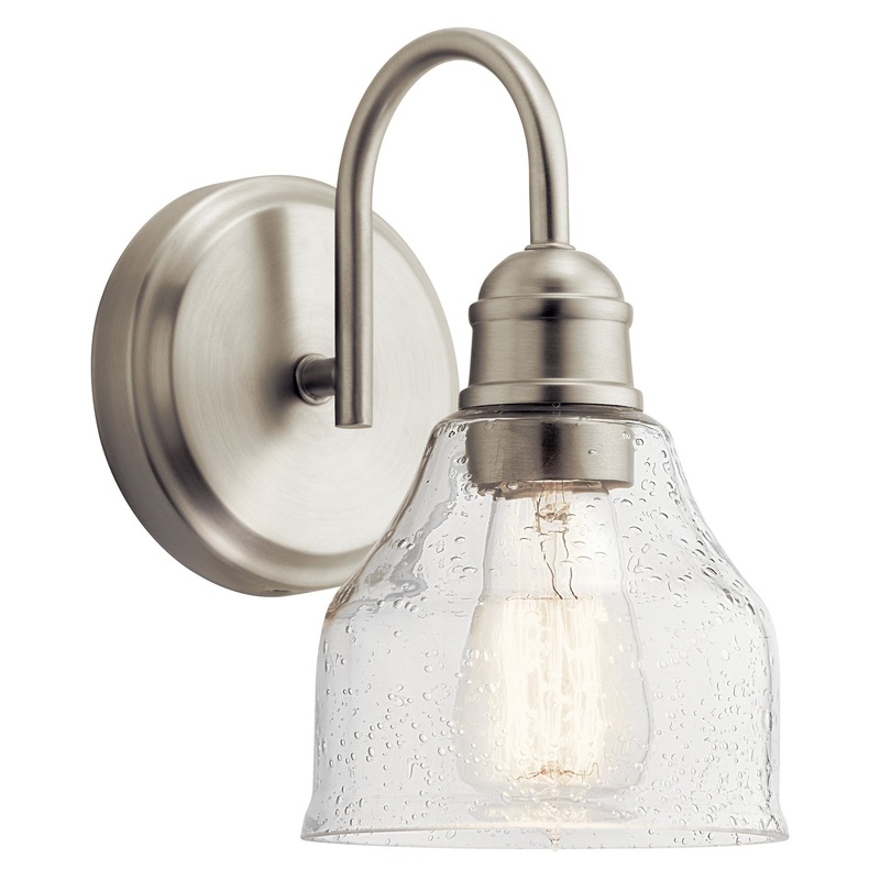 Kichler 45971NI One Light Wall Sconce, Brushed Nickel