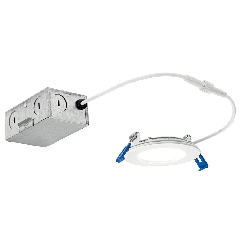 Kichler DLSL03R3090WHT LED Downlight, Textured White