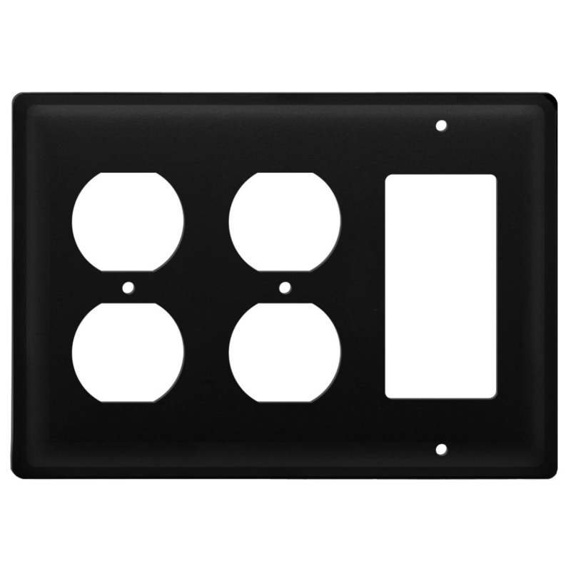 Village Wrought Iron EOOG-87 Triple Plain Double Outlet and Single GFI Cover CUSTOM Product