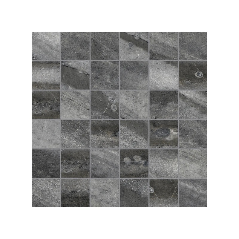 2″ x 2″ Evolution Carbon Matte 36 Piece Porcelain Mosaics. 1 Sheet = .96 Sq. Ft. (69-208) 2″ x