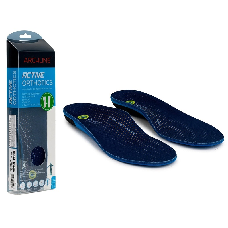 Archline Active Orthotics Full Length Arch Support Pain Relief – For Sports & Exercise – M EU 40-42