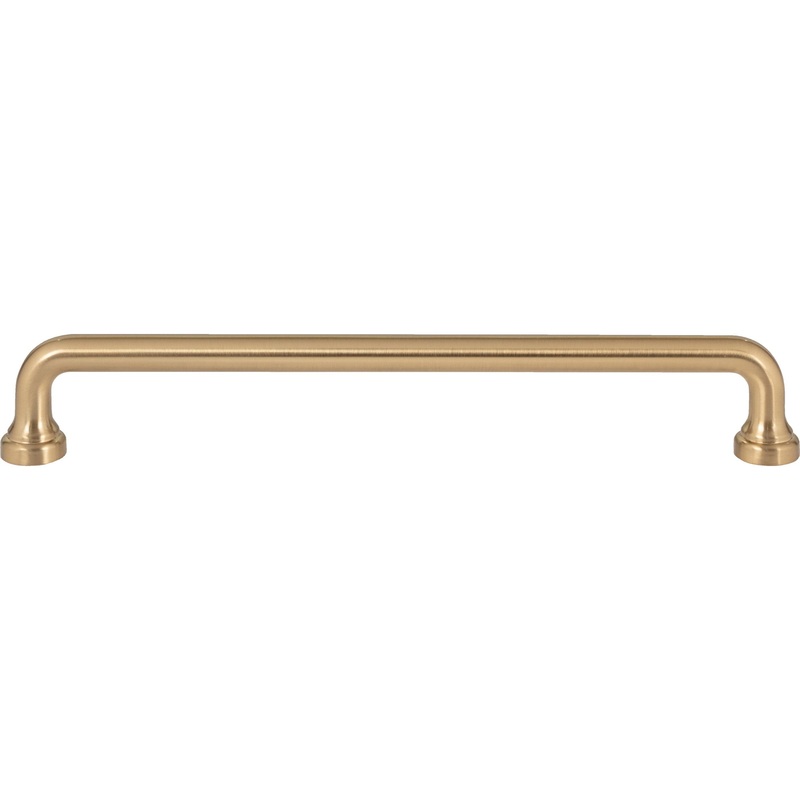 Atlas Homewares Malin Pull 7 9/16 Inch (c-c) Warm Brass