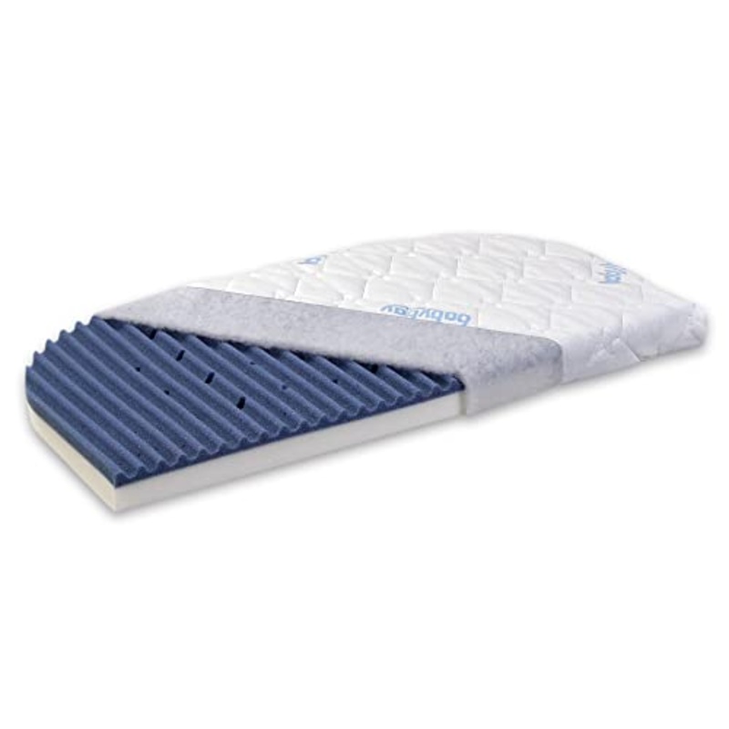 babybay Mattress Medicott Angelwave Suitable for Model Maxi, BoXSpring And Comfort Plus, Bianco, passend fr Modell und