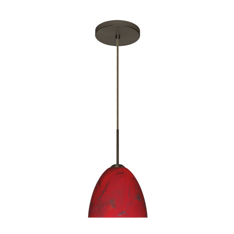 Besa 1BT-7572MA-LED-BR Sasha One Light Pendant Bronze (Discontinued)