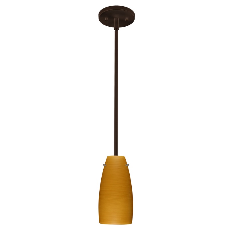Besa 1TT-1512OK-LED-BR Tao One Light Pendant Bronze