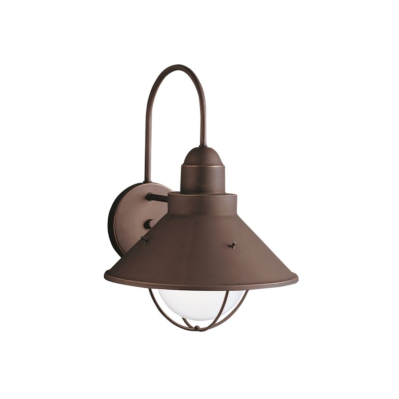 Kichler 9023OZ One Light Outdoor Wall Mount, Olde Bronze