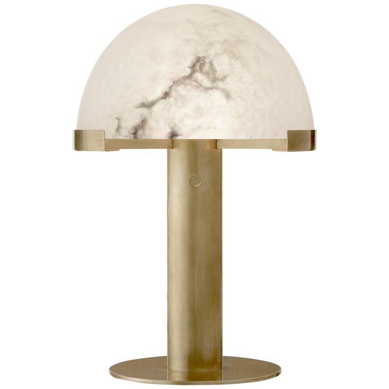 LED Desk Lamp from the Melange Collection in Antique-Burnished Brass Finish by Visual Comfort Signature