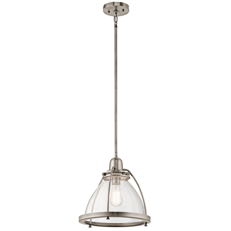 One Light Pendant from the Silberne Collection in Classic Pewter Finish by Kichler
