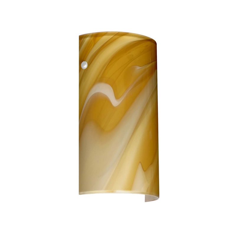 One Light Wall Sconce from the Tamburo Collection in White Finish by Besa
